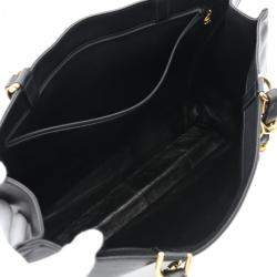 Chanel Jumbo Black Leather Tote Bag