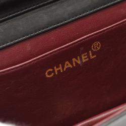 Chanel Full Flap Black Lambskin Shoulder Bag