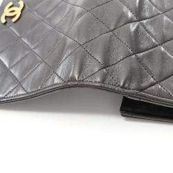 Chanel Full Flap Black Lambskin Shoulder Bag