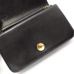 Chanel Full Flap Black Lambskin Shoulder Bag