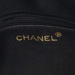 Pre Owned Chanel CC Camera Tassel Black Lambskin Shoulder Bag
