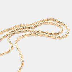Chanel Beige Lambskin Classic Wallet on Chain