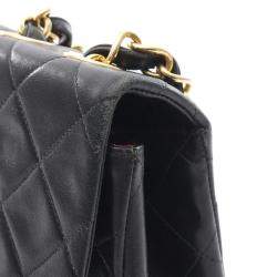 Chanel Flap Black Lambskin Shoulder Bag