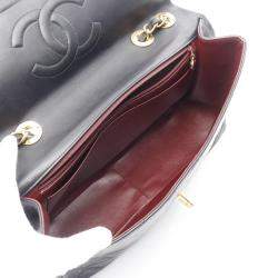 Chanel Flap Black Lambskin Shoulder Bag
