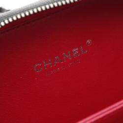 Chanel Filigree Vanity Black Leather Shoulder Bag