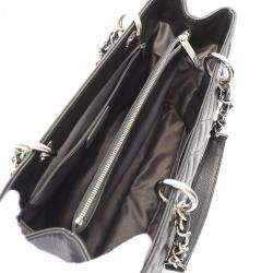 Chanel Grand Shopping Black Leather Tote Bag