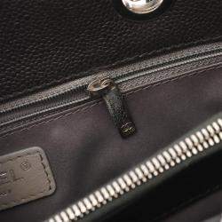Chanel Grand Shopping Black Leather Tote Bag