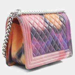 Chanel Boy Multicolor Lambskin Shoulder Bag
