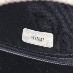 Pre Owned Chanel Triple CC Black Leather Chain Camera Bag