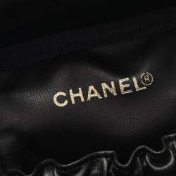 Chanel Coco Mark Navy Denim Vanity Handbag