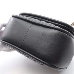 Chanel Single Flap Mini Black Reverse Chevron Lambskin Top Handle Bag