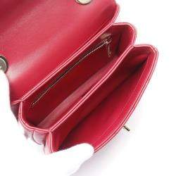 Chanel Trendy CC Red Lambskin Leather Shoulder Bag 