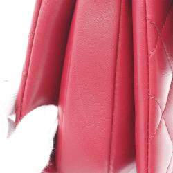 Chanel Trendy CC Red Lambskin Leather Shoulder Bag 