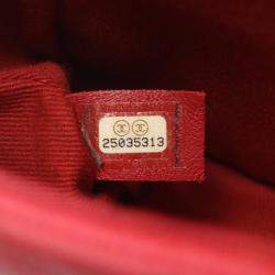 Chanel Coco Handle Red Calfskin Top Handle Bag