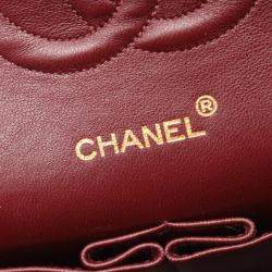 Chanel Classic Double Flap Black Quilted Lambskin Shoulder Bag