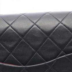 Chanel Classic Double Flap Black Quilted Lambskin Shoulder Bag
