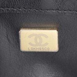 Chanel Color Match Flap Small Black Lambskin Quilted Bag