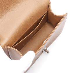 Chanel Boy Small Brown Leather Shoulder Bag