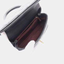 Chanel Coco Handle Black Leather Shoulder Bag
