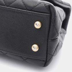 Chanel Coco Handle Black Leather Shoulder Bag
