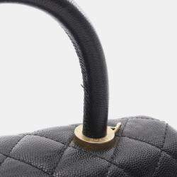 Chanel Coco Handle Black Leather Shoulder Bag