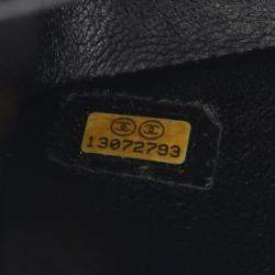 Chanel Classic Double Flap Black Leather Shoulder Bag