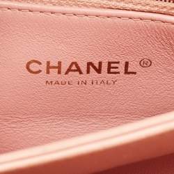 Chanel Pink Quilted Leather Small Trendy CC Top Handle Bag