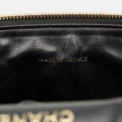 Chanel Black CC Caviar Vanity Case