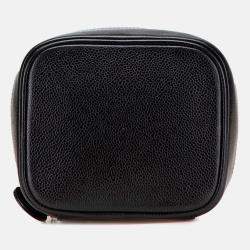 Chanel Black CC Caviar Vanity Case