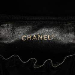 Chanel Black CC Caviar Vanity Case