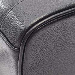 Chanel Black CC Caviar Vanity Case