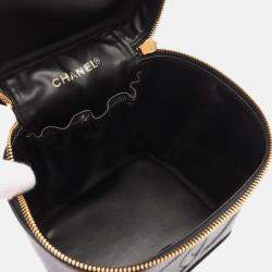Chanel Black CC Caviar Vanity Case