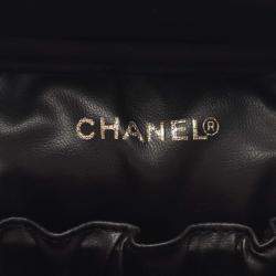 Chanel Black CC Caviar Vanity Case