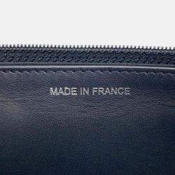 Chanel Chain Wallet Coco Mark Caviar Skin Shoulder Bag Black
