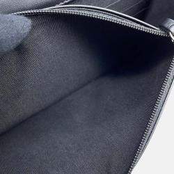Chanel Chain Wallet Coco Mark Caviar Skin Shoulder Bag Black