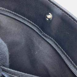 Chanel Chain Wallet Coco Mark Caviar Skin Shoulder Bag Black