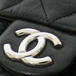Chanel Chain Around Line Black Leather Shoulder Bag