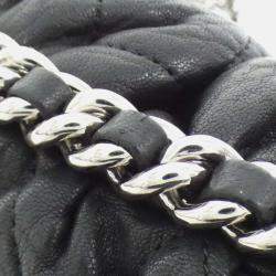 Chanel Chain Around Line Black Leather Shoulder Bag