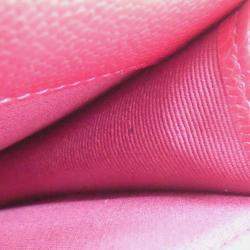 Chanel Twist Your Buttons Pink Leather Chain Clutch Bag