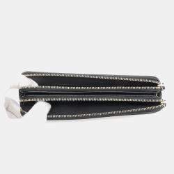 Chanel CC Filigree Long Black Caviar Skin Chain Wallet