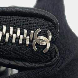 Chanel Multi Pouch Black Caviar Quilted Zipped Case