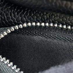 Chanel Multi Pouch Black Caviar Quilted Zipped Case