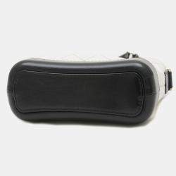 Chanel Gabrielle De Hobo Small Black/White Leather Shoulder Bag