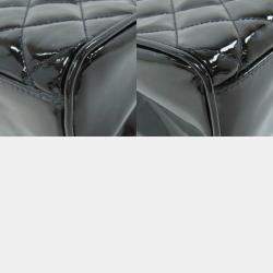 Chanel Kelly Black Patent Leather Handbag