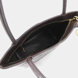 Chanel Medallion Brown Grained Calfskin Leather Tote Bag