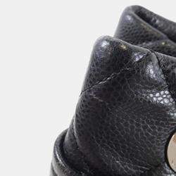  Chanel Timeless CC Black Calf Leather Tote Bag