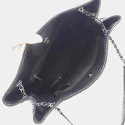  Chanel Timeless CC Black Calf Leather Tote Bag