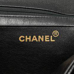 Pre Owned Chanel Black Jumbo XL Caviar Mademoiselle Flap