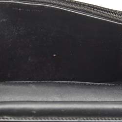Chanel Black Quilted Patent Leather CC Wallet On Chain
