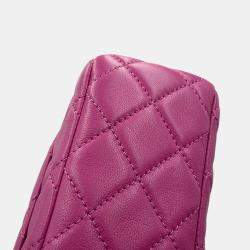 Chanel Mini Matelasse Single Flap Cocoball Chain shoulder Bag Purple Lambskin Size 20